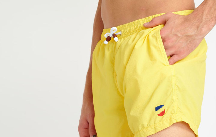 Short de bain paille DAVID GINEPRO CALA 1789