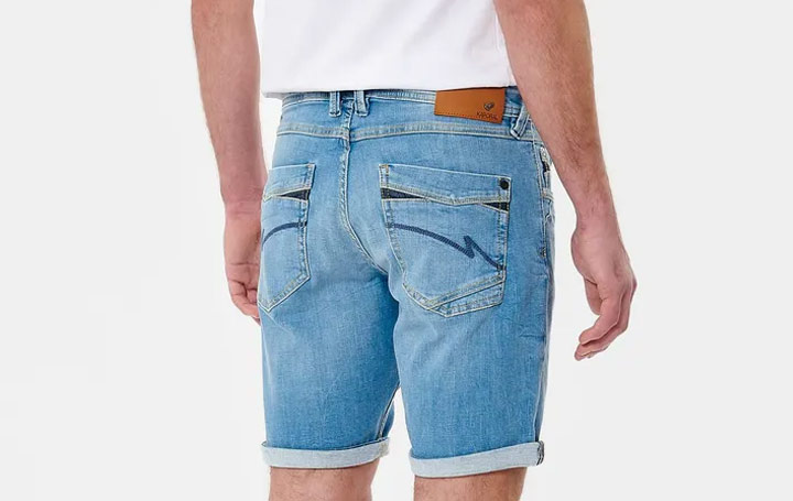 Short homme en jean été 2023