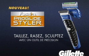 Le rasoir Gillette Fusion ProGlide Styler