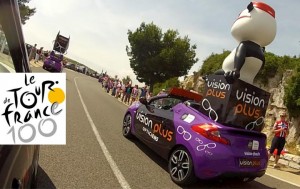 Etape du Tour de France 2013 avec les opticiens Vision Plus